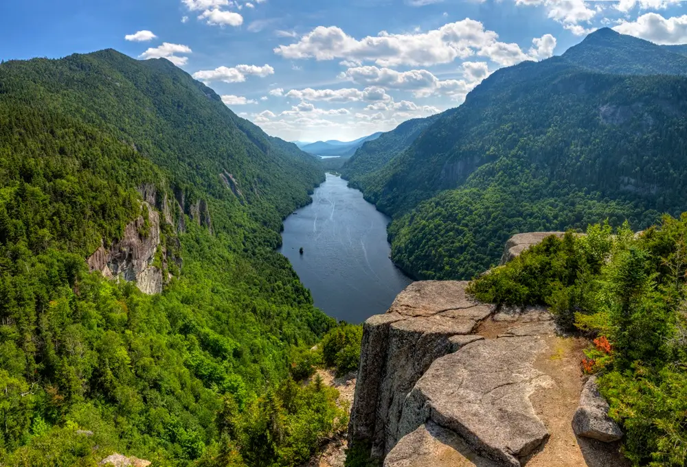 ausable lake panorama