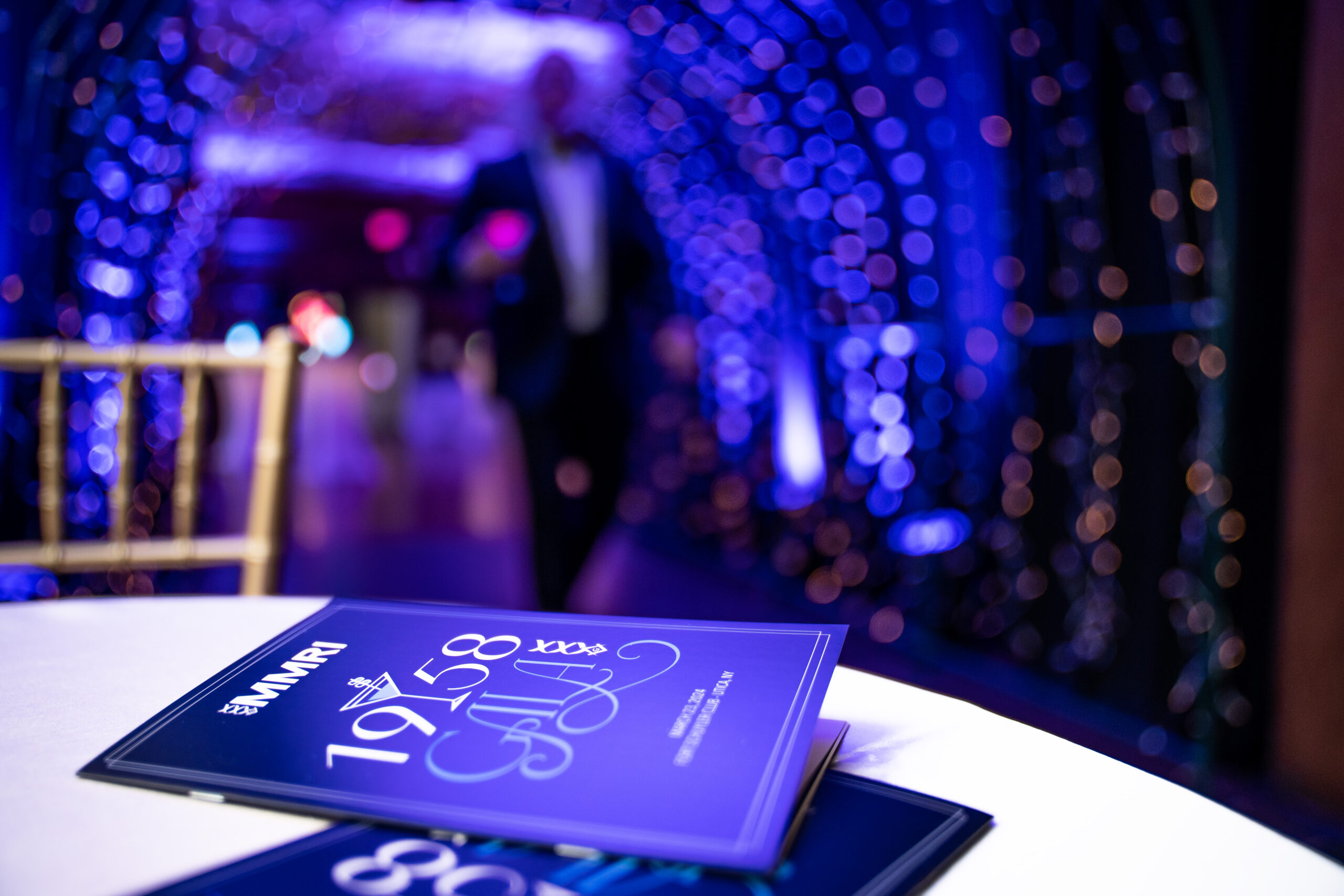 1958 Gala programs on table