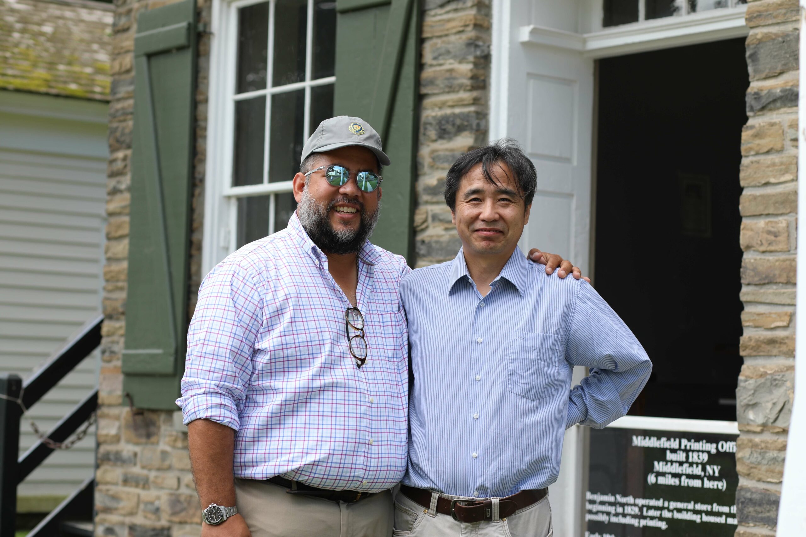 Dr. Kessinger and Dr. Xu posing for photo