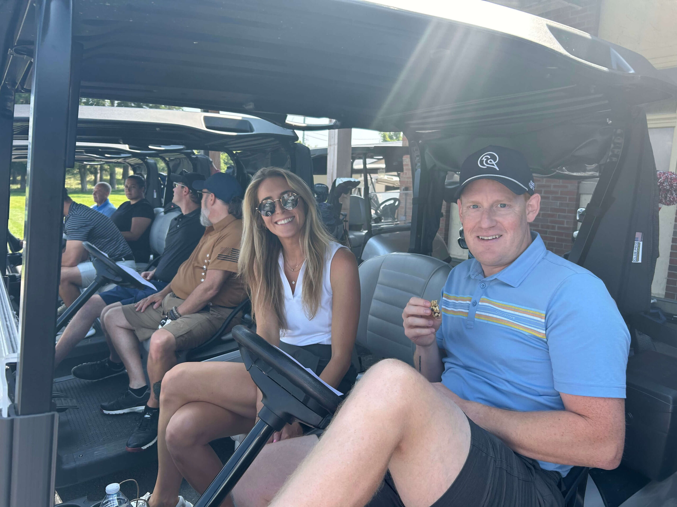 golfers posing for group shot